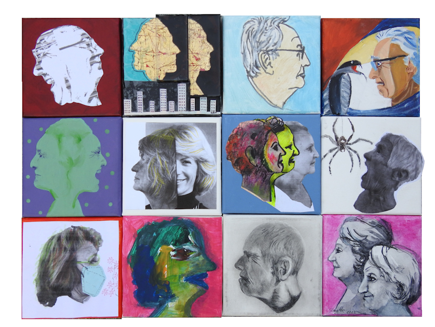 Individuelle Porträts der Kolbermoorer Künstler