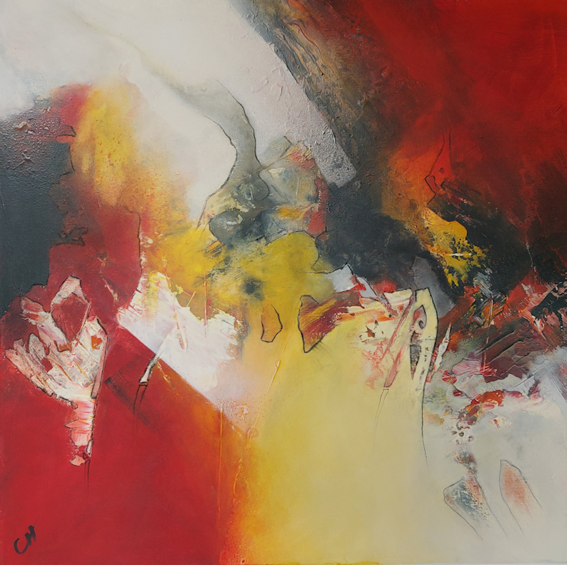 Hildegard Czizegg: Acryl auf Leinwand