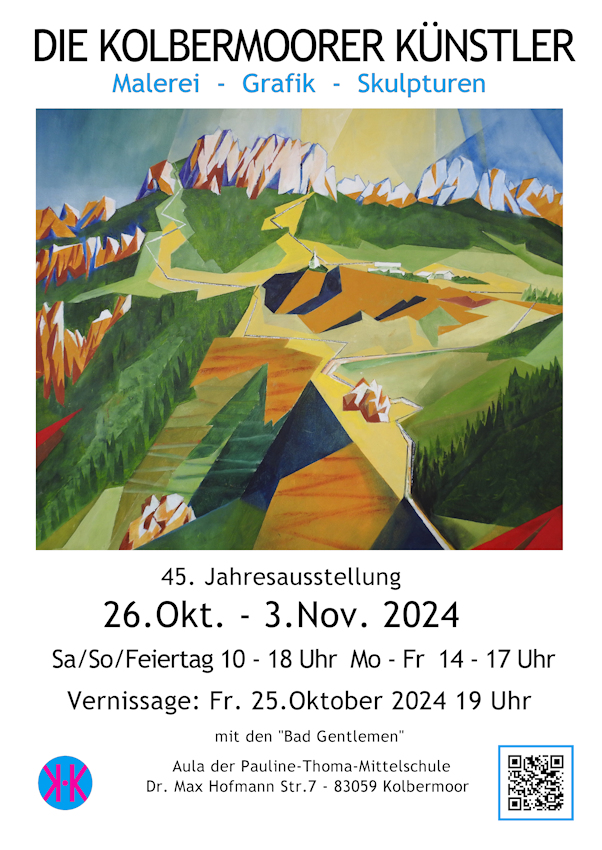 Jahresausstellung 2024 der Kolbermoorer Künstler
